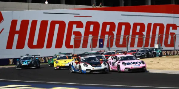 Podiumsucces Boerekamps, drie Nederlanders in top tien in Porsche Mobil 1 Supercup Hungaroring